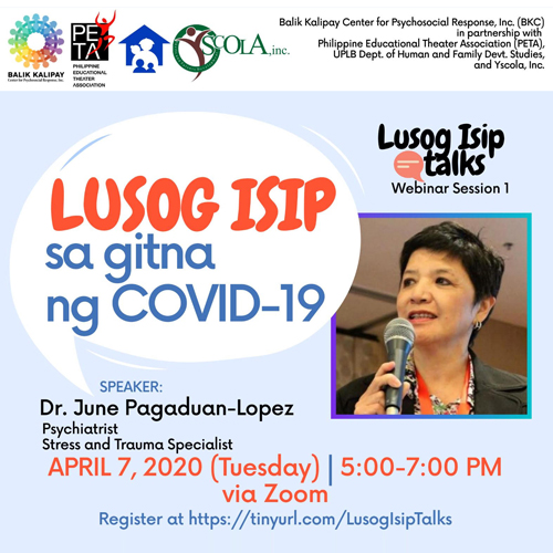 Lusog Isip sa Gitna ng Covid-19