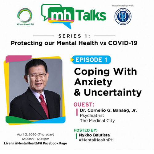 Protecting Our Mental Health vs Covid-19 : Coping with Anxiety and Uncertainty